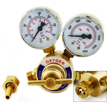- Handy Oxygen Solid Brass Gas Welding Pressure Gauge Regulator, Victor Type