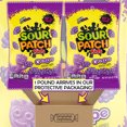 thumbnail image 2 of Sour Patch Kids Grape Flavored Candy Bundle Pack - 2 Large Individually Sealed 8.02 oz Peg Bags of Grape Sour Patch Kids for Lunch Boxes, Road Trips, Flights In Cornershop Confections Pack, 2 of 3