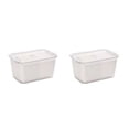 thumbnail image 2 of Contenedores de Almacenamiento Wosthever Opciones Multifuncionales Refrigerador Blanco L 2Conjunto, 2 of 6