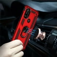 thumbnail image 4 of YEYKX for Motorola Moto G Pure 6.5-inch Phone Case, Impact Resistant Metal Ring Magnetic Support Kickstand Drop Protector Cover for Motorola Moto G Pure 6.5-inch,Red,For Moto G Pure, 4 of 8