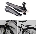 thumbnail image 2 of Bike Mudguard Adjustable Bicycle Mudguard Mud Guards Road Cycling Tire Front Rear Mudguard Fenders Set Durable Workmanship, Beautiful and Practical (Color : Black), 2 of 7