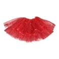 thumbnail image 2 of Women's LED Lights 3 Layer Of Mesh Puffy Skirt Ballerina Skirtes School Skirt One Size, 2 of 4