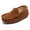 Brown, variant on DADAWEN Boys Girls Black Loafers Slippers Casual Shoes Comfortable Suede Moccasin Flats Shoes 3 Little Kid