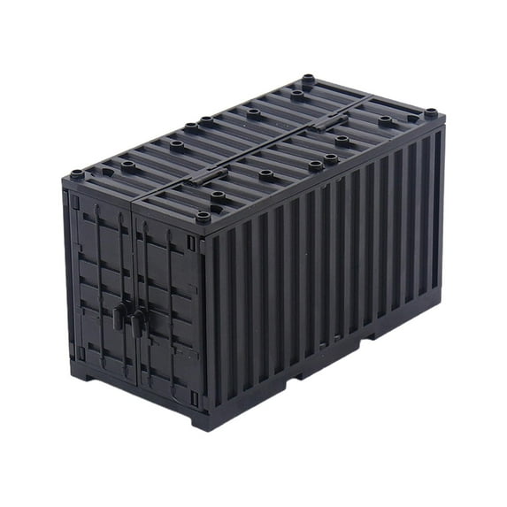 Container Blocks Bricks Box Assemble Building Blocks bricks Toy Block Toy Cargo Shipping Container for Xmas Gifts Base