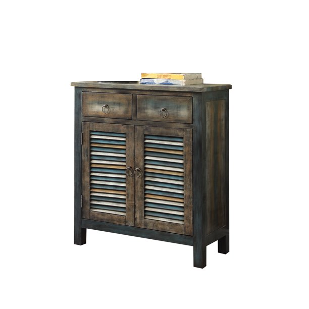 Acme Glancio Console Table Antique Oak Teal Color Quantity 1 Com Acme Glancio Console Table Antique Oak, Teal Color Console Table