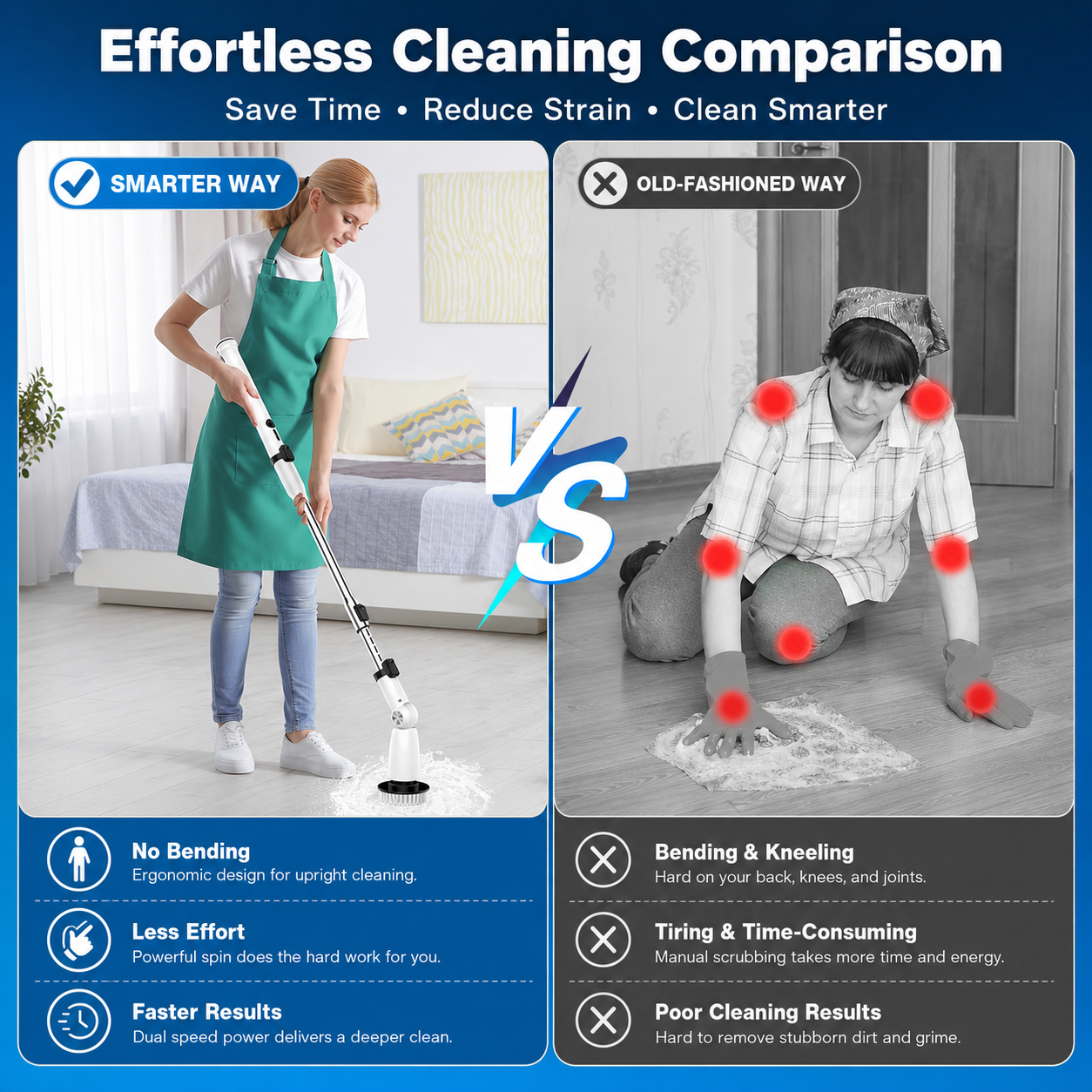 Alifecxwwy Electric Spin Scrubber with Extendable Handle photo 2