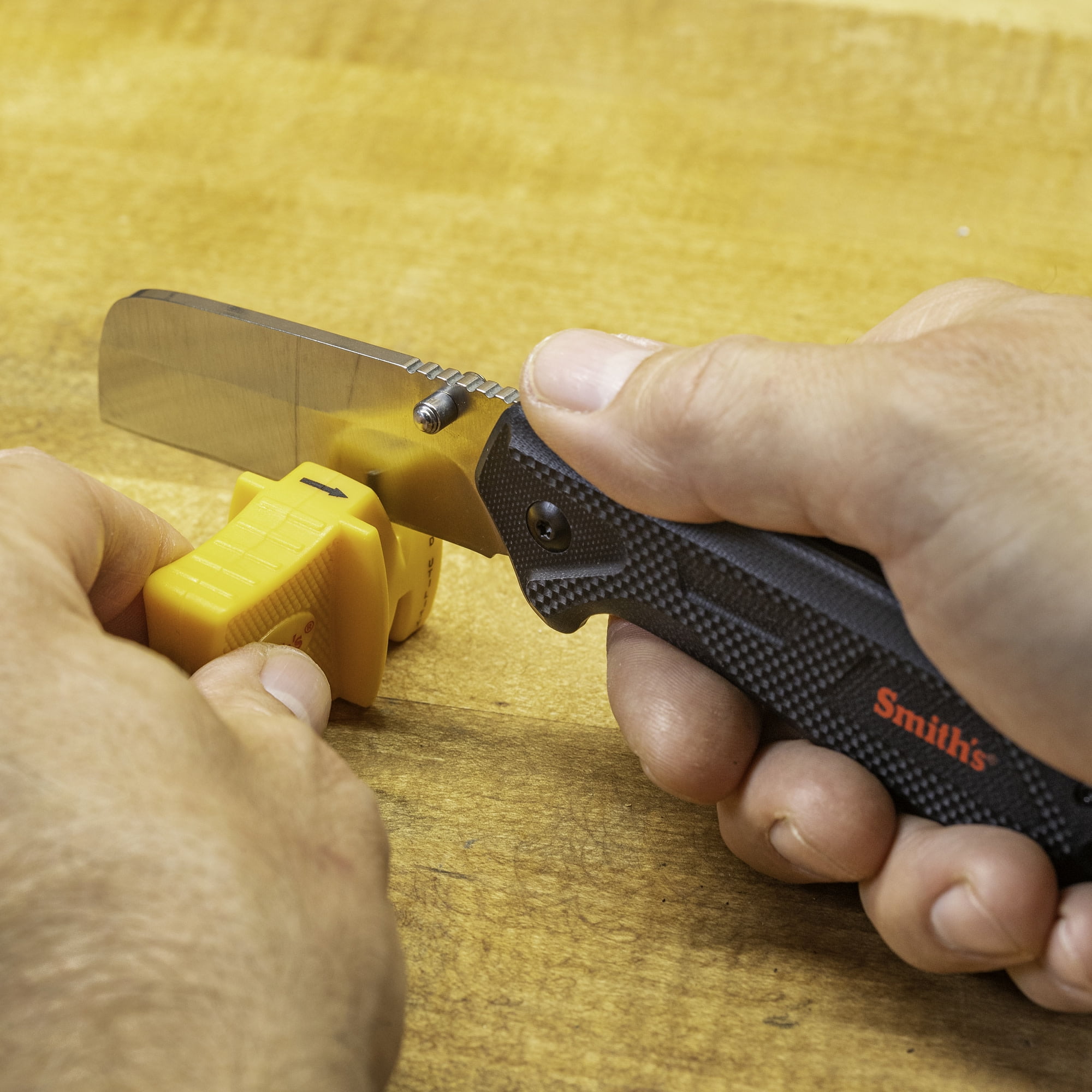 SMITH'S EDGEWORK-SITE 51241 WHARNCLIFFE FOLDING KNIFE BLACK