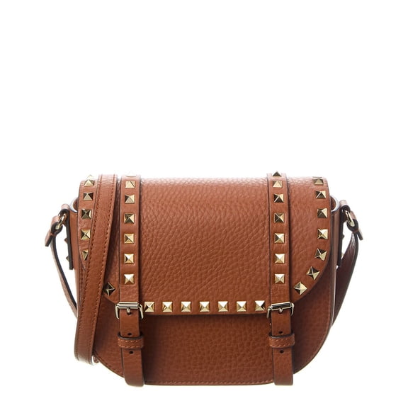 Valentino Rockstud Grainy Leather Shoulder Bag