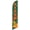 Green 1, variant on Cobb Promo Fresh Hot Pizza Red Advertising Feather Flag 12ft - Replacement Flag Only Without Poleset