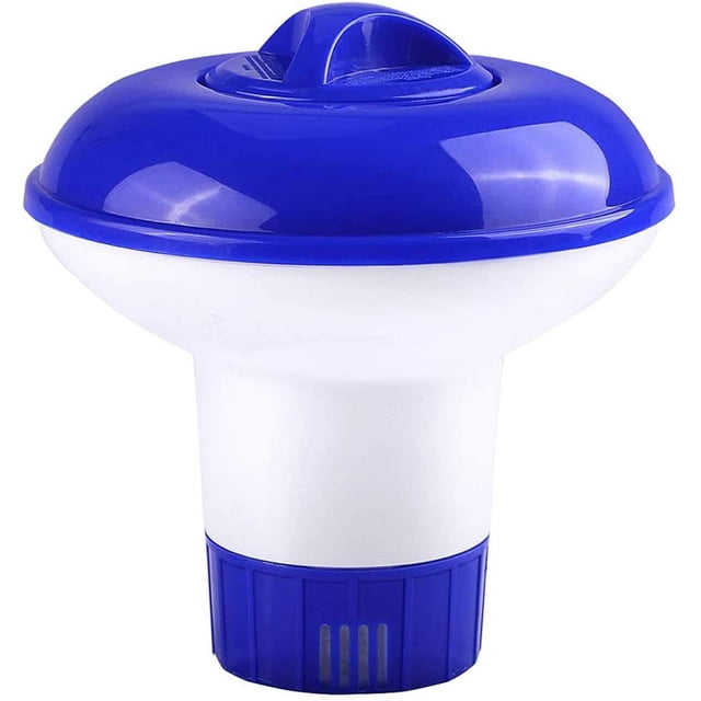 Distributeur Flottant de Comprimés de Chlore pour Spa, Bain à Remous, Piscine, Chlore Flottant, Support de Comprimés de Chlore (5 Pouces)