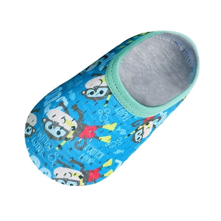 

Baby Sneakers 1-6Y Baby Kids Boys Girls Animal Prints Cartoon Mesh The Floor Socks Barefoot Aqua Socks Non-Slip Shoes