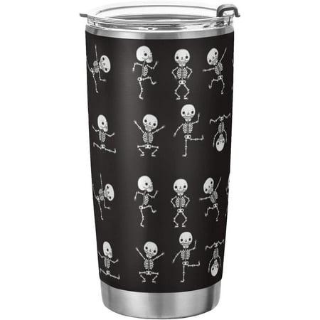 

Halloween Tumbler Bat Star Neon Insulated Coffee Cup Back to School Beverage Container Office Travel Mug with Straw and Lid 20oz Holiday Gift Day of The Dead Present