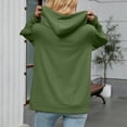 thumbnail image 5 of Towmus Oversized Zip Up Hoodie for Women Baggy Loose Basic Zipper Hooded Sweatshirt Coat Y2K Jacket, 5 of 6