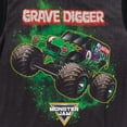 thumbnail image 5 of Monster Jam Grave Digger Little Boys Pullover Pajama Shirt and Shorts Sleep Set, 5 of 5
