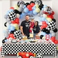 thumbnail image 6 of 122Pcs Two Fast Race Car 2nd Birthday Party Decorations - Race Car Plates, Napkins, Tablecloth for Boys Kids' Two Year Old Party Race Car Birthday Party Supplies, Serves 40 Guest, 6 of 6