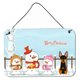 thumbnail image 1 of Caroline's Treasures Christmas Carolers Merry English Toy Terrier Impresiones para colgar en la pared o en la puerta BB2440DS812, 8 x 12 Caroline's Treasures BB2440DS812, 1 of 1