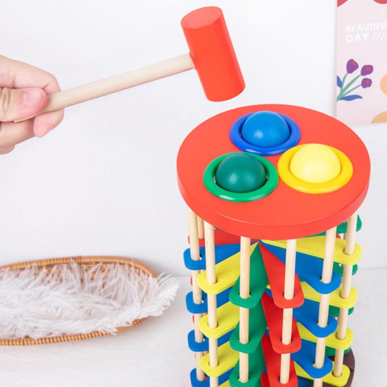 Dinosaur Ball Drop Toy For Toddlers 1-3 - Interactive Feeding Toy With Music & Sounds, Montessori Learning Gift For 1 Year Olds