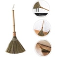 thumbnail image 5 of FENG1pc Bamboo Small Broom Heavy-Duty Corn Broom Grass Broom Whisk Broom Vietnamese Broom Asian Straw Broom Thai Long Handle Broomstick Duster Straw Woven Broom Bamboo Branch Clean-240522, 5 of 9