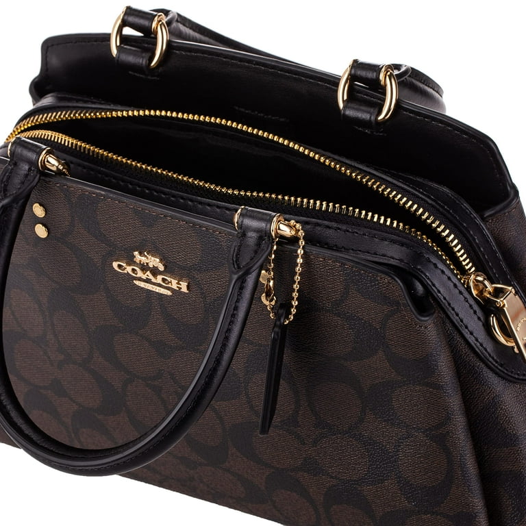 Coach Mini Lillie Carryall In Signature Canvas IM Khaki Brown Multi Walmart