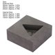 thumbnail image 4 of Triangular Graphite Ingot Mold Thermal Stability Multifunctional Graphite Crucible Mould for Casting 90g Gold 10g Silver, 4 of 4