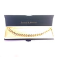 thumbnail image 2 of JewelStop 14k Yellow And White Gold Mariner Link Mens Bracelet, 8.5", 2 of 5