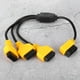 thumbnail image 4 of Cable OBD2 1 a 3 Adaptador convertidor 50 cm Extensión OBD2 Línea Y J1962M a 3-J1962F Divisor, 4 of 10