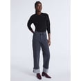 thumbnail image 5 of Scoop Women’s and Women's Plus Shrunken Cardigan Sweater, Midweight, Sizes XS-4X, 5 of 6