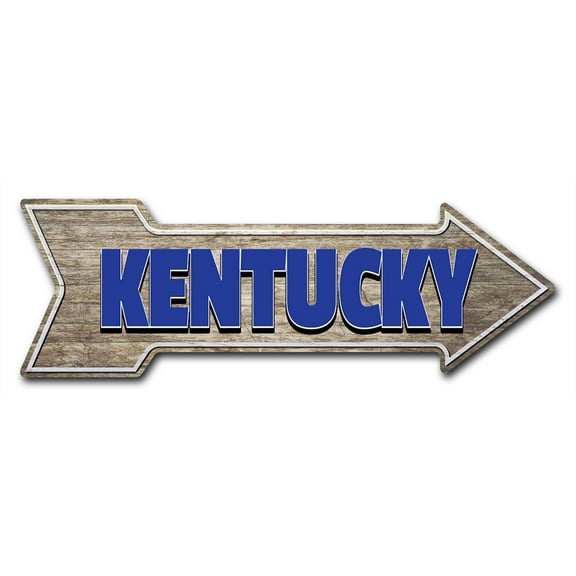 SignMission Decal Art Kentucky Decal Indoor/ Outdoor Decor 24" Direction Sticker Vinyl Wall Decals