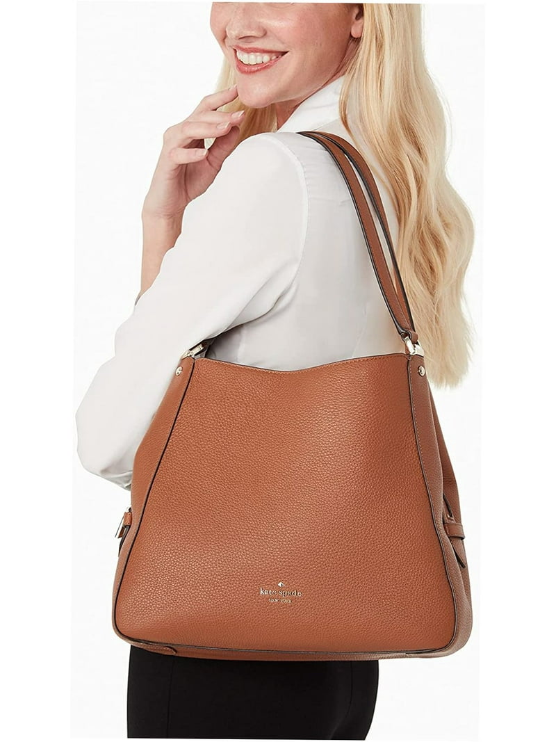 Kate Spade Warm Gingerbread Leila Medium Triple Compartment