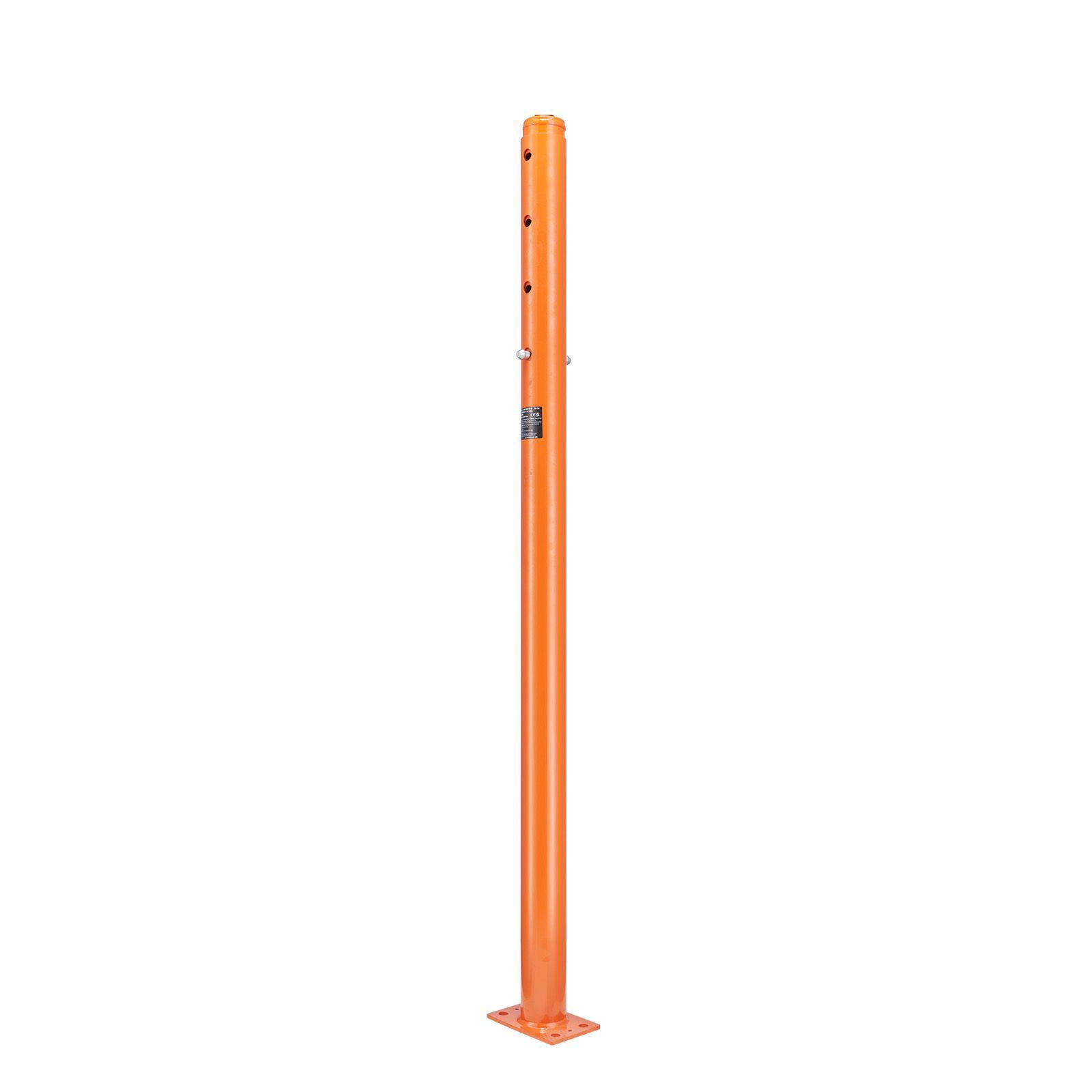 House Floor Jack 53 to 93 Inch Height Range 18000 lbs Max Load Capacity Adjustable Support Beam Basement Jack Post Pole for Leveling Lift Support Steel Telescoping Jack Post for Temporary Support