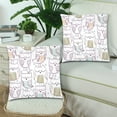 thumbnail image 2 of MKHERT Cute Cartoon Sleeping Owl Pillowcase Pillow Protector Cushion Cover 18x18 inch,Set of 2, 2 of 3