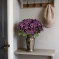 thumbnail image 4 of Hortensias artificiales realistas de plástico | Tallos florales artificiales de aspecto natural para la decoración del hogar | Arreglos para ramos de novia, salones de banquetes y centros de mesa, 4 of 6