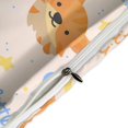 thumbnail image 4 of HAHDAXIA Cute Dog Pattern Bedding Solid Comforter Set for All Seasons,3 Pieces(1 Comforter+2 Pillowcases),Soft Microfiber Bedding Set Twin(86"x70"), 4 of 7