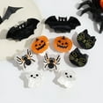 thumbnail image 2 of Yoyauz 5PCS Halloween Hair Clip, Suitable For Thick And Thin Hair, Pumpkin Ghost Bat Design Hairstyle Accessories, Halloween Party Gift, 2 of 8