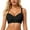 Black, variant on Women's Cotton Blend Wireless Bra - Comfort Support Everyday T-Shirt Bra Size: 32 White