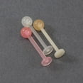 thumbnail image 2 of Tongue Ring with Flat bottom Flexi Barbell Glow in the Dark 14G, 2 of 4