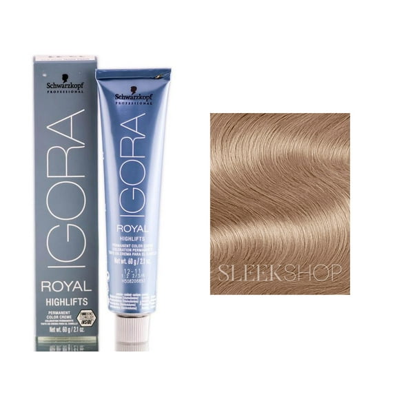 Schwarzkopf Igora Royal Permanent Hair Color Highlifts - 12-19 Special Blonde Cendre Violet 2.1 oz