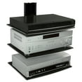 thumbnail image 2 of Mount-it Triple Glass DVD/DVR/Component Wall Mount Shelf, 2 of 4