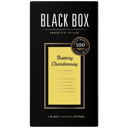 Black Box Buttery Chardonnay White Wine, 3 L Box