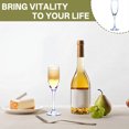 thumbnail image 2 of ACDANC 4Pcs Champagne Flutes Plastic Blue 5 oz Party Cups Plastic Tumblers for Parties, 2 of 7