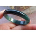 thumbnail image 2 of Certified Icy Blue Water Green Burma 100% Natural A JADE Jadeite Baby Bangle Bracelet 41 mm 646924 TN, 2 of 13