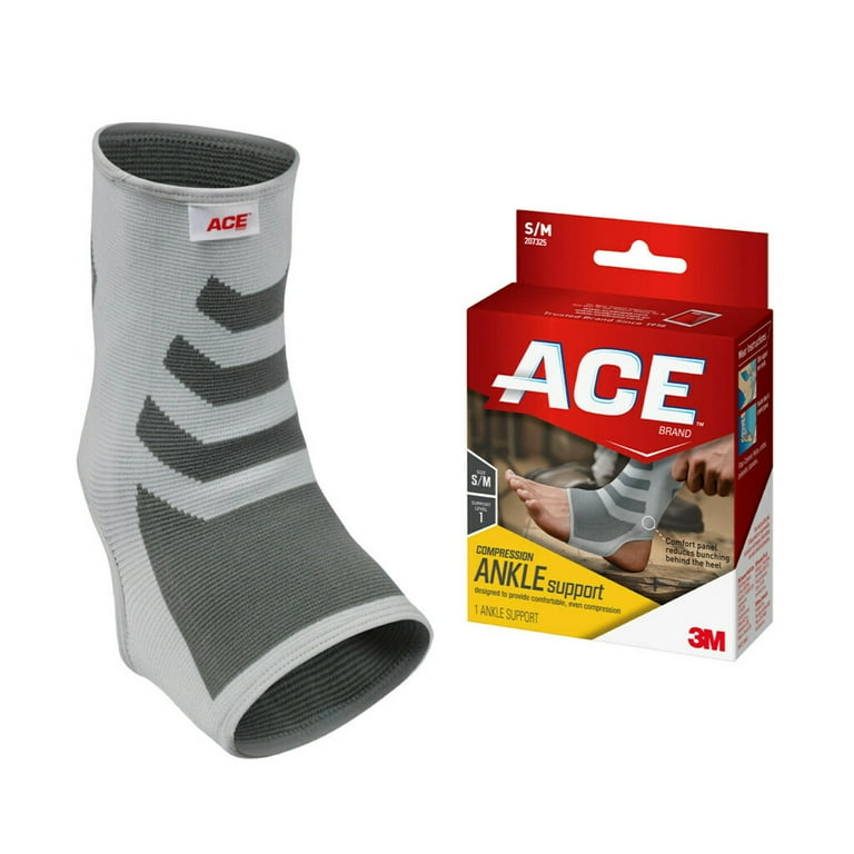 ACE Brand Compression Ankle Brace Size Small Medium