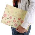 thumbnail image 5 of Hot Sell!Document Holder,Document Bag,Plastic Document Folder Envelope A4 Files Paper Organizers Bag Floral Design Green,Document Pouch,Office Supplies, 5 of 7