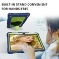 thumbnail image 6 of SOATUTO for Walmart Onn 10.1 Tablet Case 2022 Model: 100071485 Shockproof Kids Friendly Lightweight Hand Free Kickstand Protective Case Built in Strap for Onn 10.1 inch Tablet 2022 Gen 3 - Navy+Green, 6 of 7