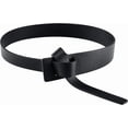 thumbnail image 3 of YooGuoGuo Women Fashion Leather Belt for Jeans Jumpsuit Coat Dress Belt Faux Leather Waistband Tie Knot Waist Belt, 3 of 6