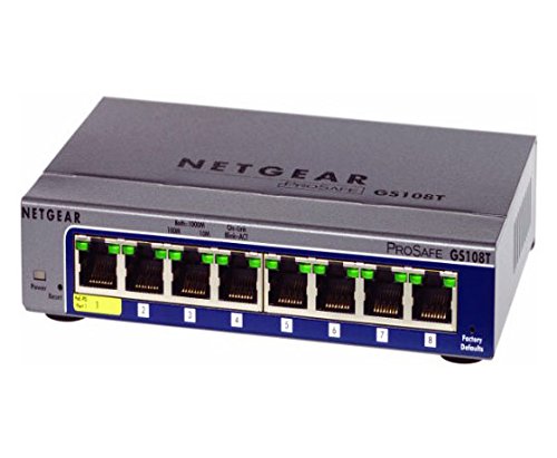 美品】NETGEAR GS108T - PC周辺機器