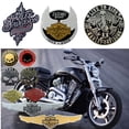 thumbnail image 3 of 1Pcs Pegatinas De Aluminio 3D Emblema Harley-Davidson LOGO compatible Motocicleta Pegatina Escape Moto Silenciador Para Dyna Street Bob Rider XL 883 Electra Glide Road King, 3 of 4