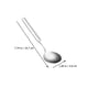 thumbnail image 2 of 2 unids cucharas de acero inoxidable cucharas de postre cucharas pastel cucharas de vajilla para el hogar, 2 of 5