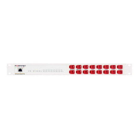 Rackmount.IT RM-FR-T11 - Rack mounting kit - RJ-45 X 16 - RAL 9003, signal white - 1U - 19" - for Fortinet FortiGate 80E, 81E