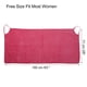 thumbnail image 4 of Toalla de Baño para Mujer Unique Bargains Rosa Roja, 4 of 7